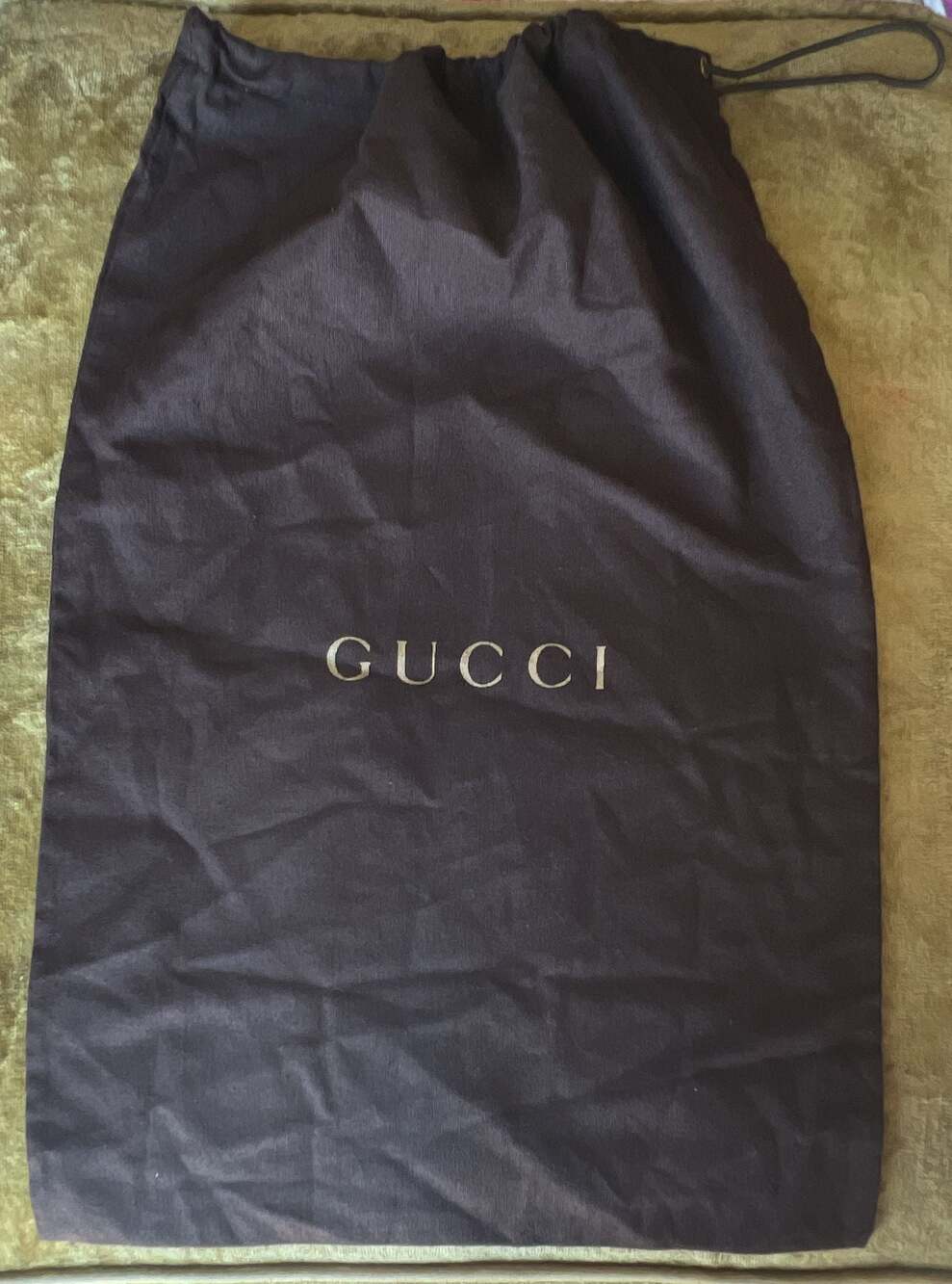 Gucci Brown Dust Bag with Drawstring